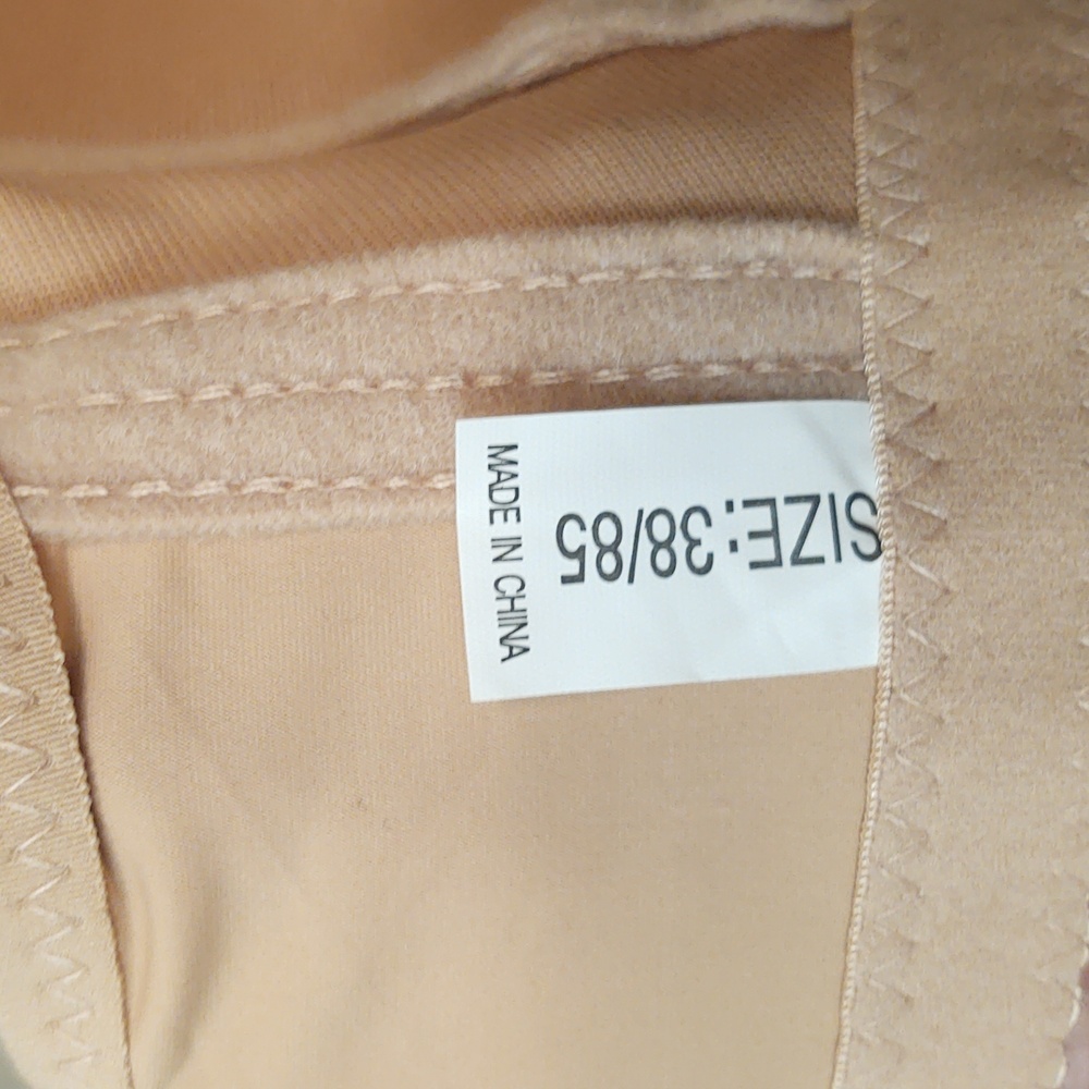 Seamless Wireless Push-up Bra | Biege | Size 38B - Picture 7 of 8